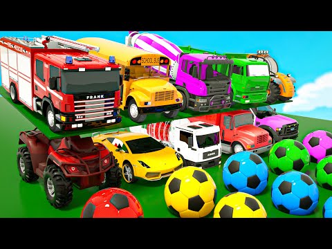 Sing Wheels On the Bus, Baby Shark, and learn colors - Baby Nursery Rhymes & Kids Songs