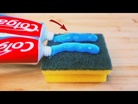 Toothpaste Cleaning Hacks Everyone Should Know 💥 (Genius) ⚡️