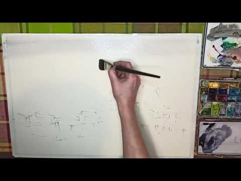 Татьяна Анисимова. Видео демонстрация в Новосибирске. Тема "Зима"