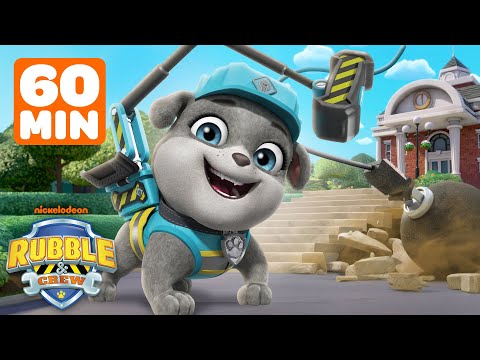 Mighty Motor's BEST Booms & Smashes!! w/ Rubble | 1 Hour | Rubble & Crew