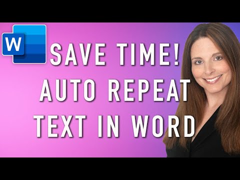 How to Auto Populate Repeating Text in Word - Simplify Letters & Contracts!