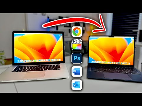 2023 - How to Transfer ALL your MacBook Apps and Data to a New MacBook - SO EASY!
