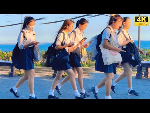 4k hdr japan travel 2024 | 3 Hours Walk in Kamakura（鎌倉）Kanagawa japan |  Relaxing Natural ambience