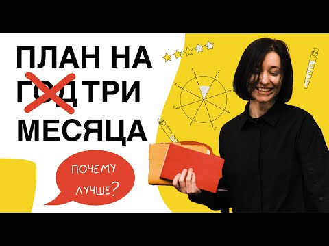 Как научиться достигать больших целей, работая отрезками по 3 месяца