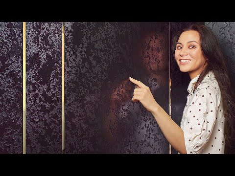 Ordinary Putty + Paint = Super Wall Decor for Pennies !!!! Decorative plaster with your own hands