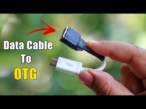 Turn any Data Cable into OTG Cable - How to make OTG cable