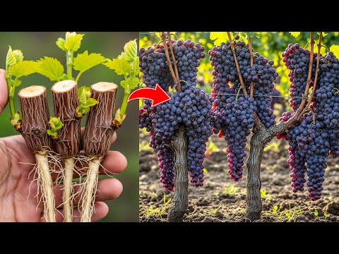 Stop Wasting Time on Cuttings — Grow Grape Vines Faster With This Trick!
