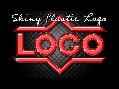 Photoshop: How to Create Shiny Plastic Text and Graphics.