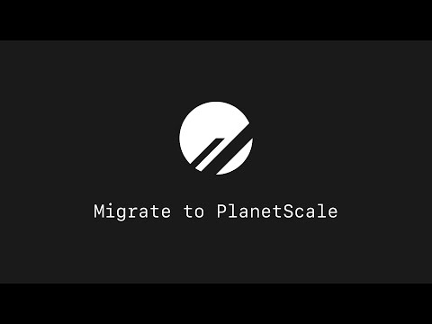 Migrate your Postgres database to PlanetScale