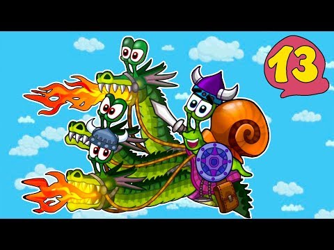 Супер УЛИТКА БОБ №13. Фэнтези история. Финал. Игра Snail Bob 2 на канале Хвостик ТВ