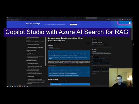 Copilot Studio RAG with Azure Open AI and Azure AI Search
