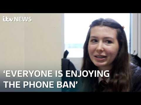 Inside a school where phones are banned | ITV News