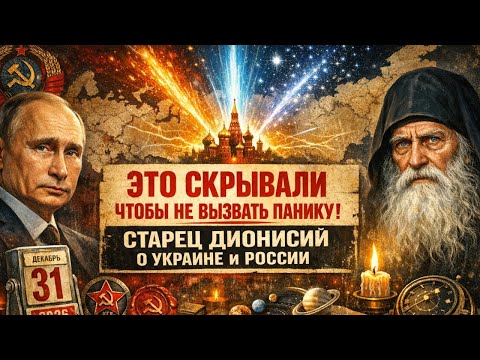 ЭТО СКРЫВАЮТ ЧТОБЫ НЕ ВЫЗВАТЬ ПАНИКУ! Старец Дионисий о России и Украине!