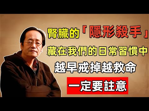 倪海廈：腎臟的 「隱形殺手」，藏在我們的日常習慣當中，越早戒掉越救命，一定要註意！