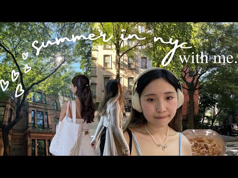 NYC Summer Vlog | interning, cafes, and hanging out