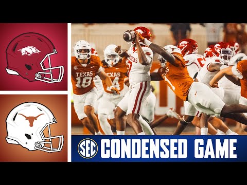 Arkansas Razorbacks at No. 17 Texas Longhorns | Condensed Game | 2025 SEC Football