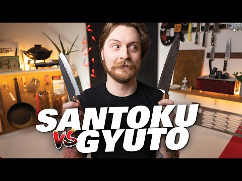 Definitive Japanese Knife Guide: Santoku v.s. Gyuto