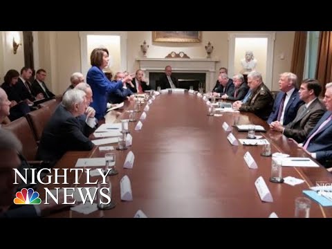 Pelosi Meeting With Trump Becomes New Powerful Symbol Of Their Power Struggle | NBC Nightly News