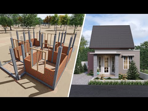 House construction step by step ( 7.50 x 10.00 meter )