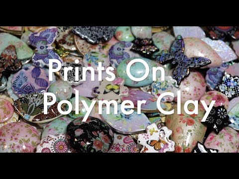 Creating Prints on Polymer Clay Easy and Fun !