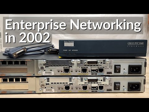 Early 2000s Networking with Cisco PIX