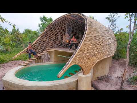 No Machines – Building a Dream Bamboo House in the Forest