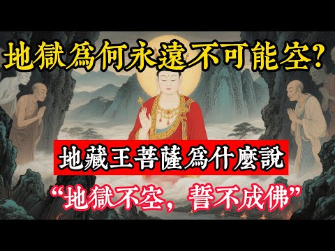 地藏王菩萨为什么说：地狱不空，誓不成佛，地狱为何永远不可能空？#地藏菩薩#佛主說#菩提心#地藏菩薩本願經#念佛修行#十方諸佛現光#因果正見#修行障礙化解#生死因果#佛学#佛教