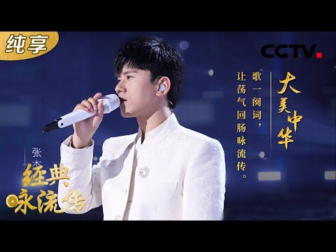 【纯享版】张杰唱响《经典咏流传》主题曲《大美中华》画面感好强 | CCTV「经典咏流传 第五季」