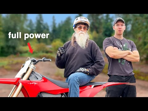 Harley Rider Tries My 80hp Stark Varg