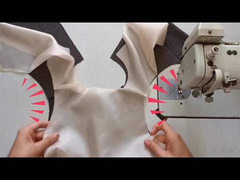 Many people don't know the secret to sewing the lining from all sides