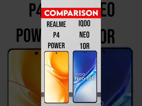 realme P4 Power vs iQOO Neo 10R #shorts #techymelvin #smartphone