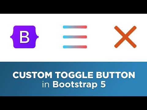 Animated Custom Hamburger Icon in Navbar in bootstrap 5 (with a gradient)