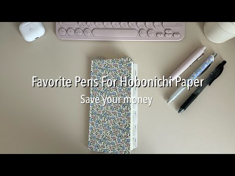 Best pens for your Hobonichi Weeks 2026