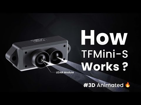 How TFMini-S LiDAR Module works ? | 3D Animated 🔥