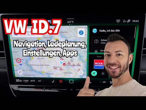 VW ID.7 Anleitung: Infotainmentsystem, Fahrzeugeinstellungen, Navigationssystem, Ladeplanung