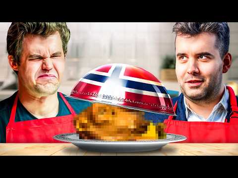 Chess Grandmasters TRY The WEIRDEST Norwegian Christmas Foods!