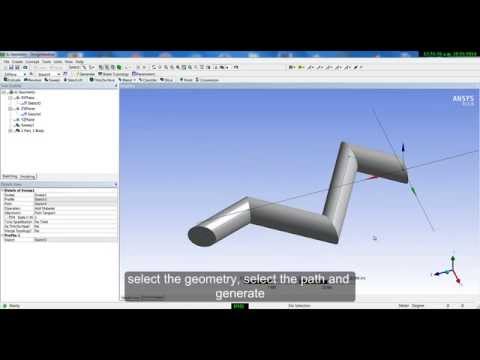 ✅ ANSYS DESIGN MODELER - Basic Tutorial 1 - EXTRUDE, REVOLVE, SWEEP, SKIN/LOFT