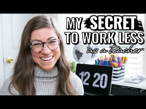 5 Habits That Allow Me to Work ONLY Contract Hours as a Teacher