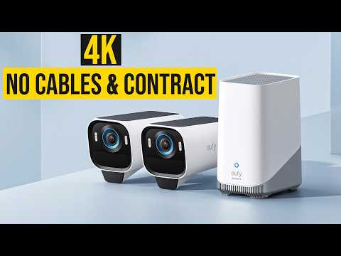 WIRELESS FREEDOM in 4K No Contracts No Cables! -- eufyCam S3 Pro