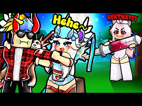 I Found A NURSE Only Clan.. And THIS Happened! (Roblox Survive 99 Nights In The Forest)
