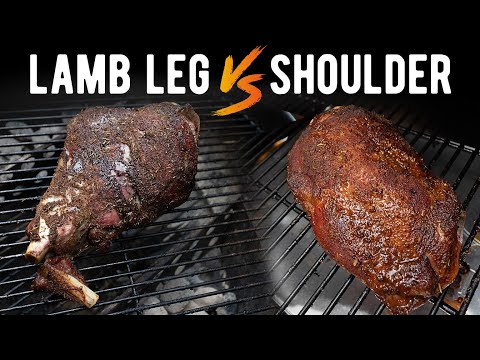 Lamb Shoulder and Leg smoked to perfection, a step by step BBQ guide.