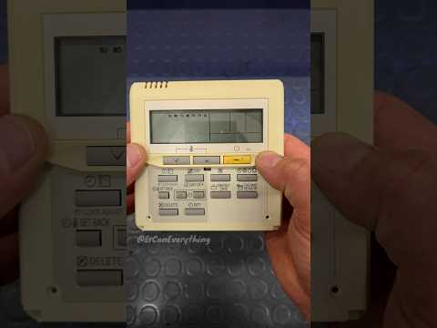 FUJITSU Atlantic Air Conditioner Wall Mount Control Unit Button Problem FIX