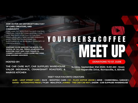 You're All Invited to YouTubers and Coffee! Hope To See You There!
