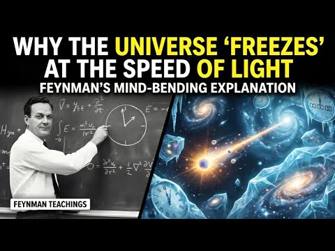 "Why the Universe "Freezes" at the Speed of Light”