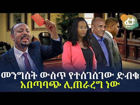 መንግስት ውስጥ የተሰገሰገው ድብቁ አበጣባጭ ሊጠራረግ ነው