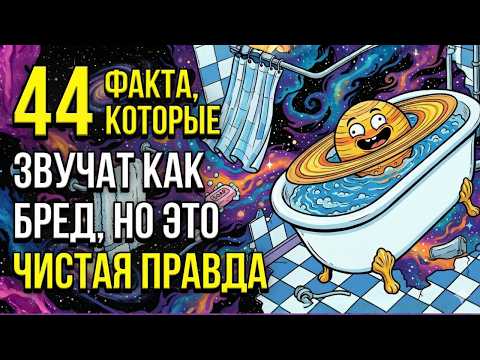 44 факта, которые ЗВУЧАТ КАК ЛОЖЬ, но это 100% ПРАВДА