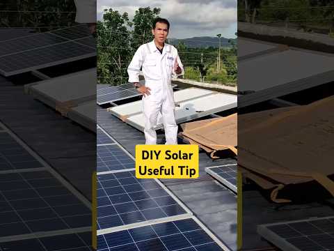 Solar Installation Useful Tip no.1 #diysolar