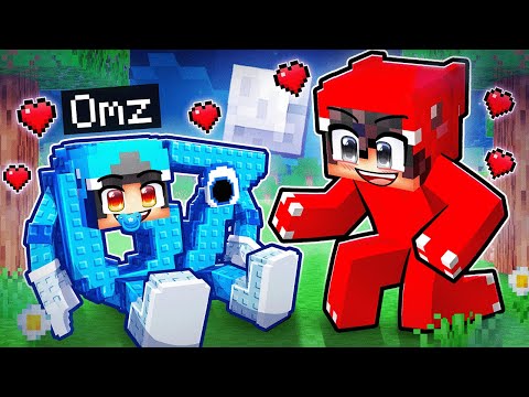 Playing as a BABY Secret 6 7 in Minecraft!