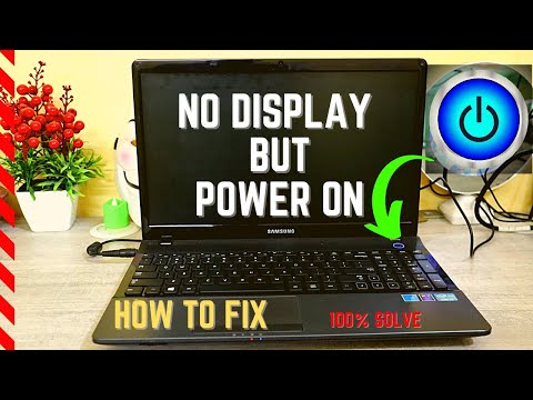 Laptop 💻 Power On But No Display Blank Problem | Laptop On But No Display | How To Fix 100%✓