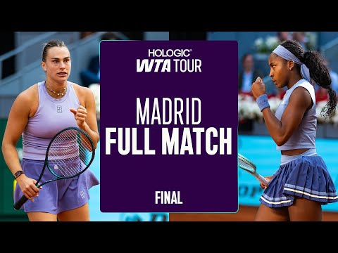 When Sabalenka and Coco Met in Madrid | Madrid 2025 Final | WTA Highlights